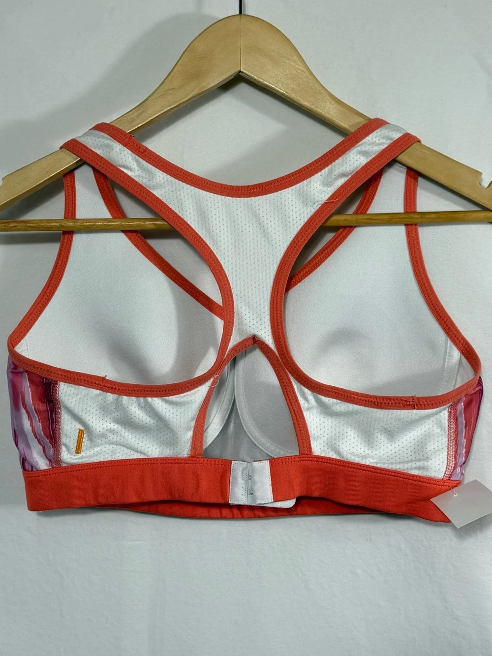 Lucy orange chevron activewear top